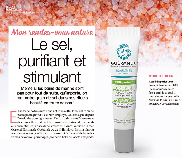 routine beauté bio, soins naturels visage, Guérande Cosmétiques